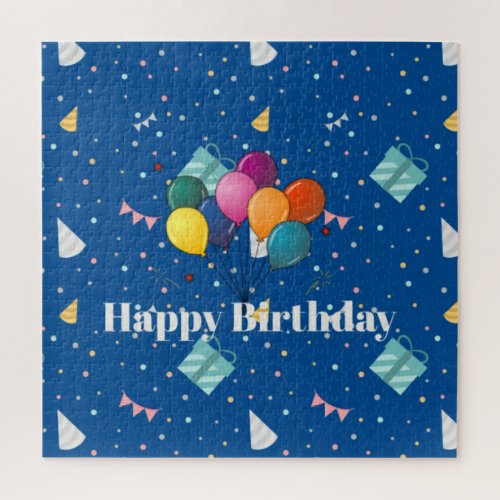 Happy Birthday colorful celebration Jigsaw Puzzle