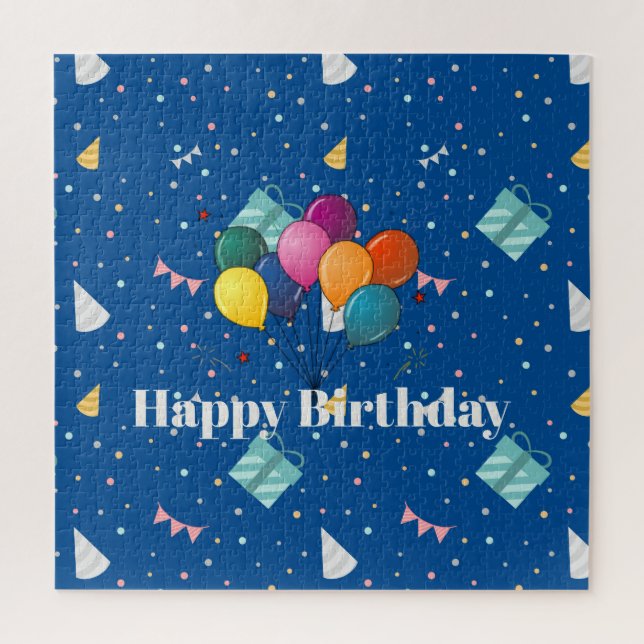 Happy Birthday colorful celebration Jigsaw Puzzle (Vertical)