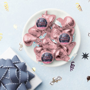 Happy Birthday Colorful Confetti & Sweets Hershey®'s Kisses®