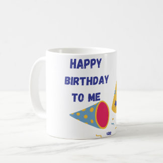Happy Birthday Colorful Sprinkles Custom Coffee Mu Mug
