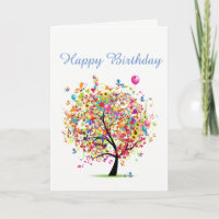 Happy Birthday Colourful Card