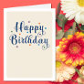 Happy Birthday Confetti Blank Card