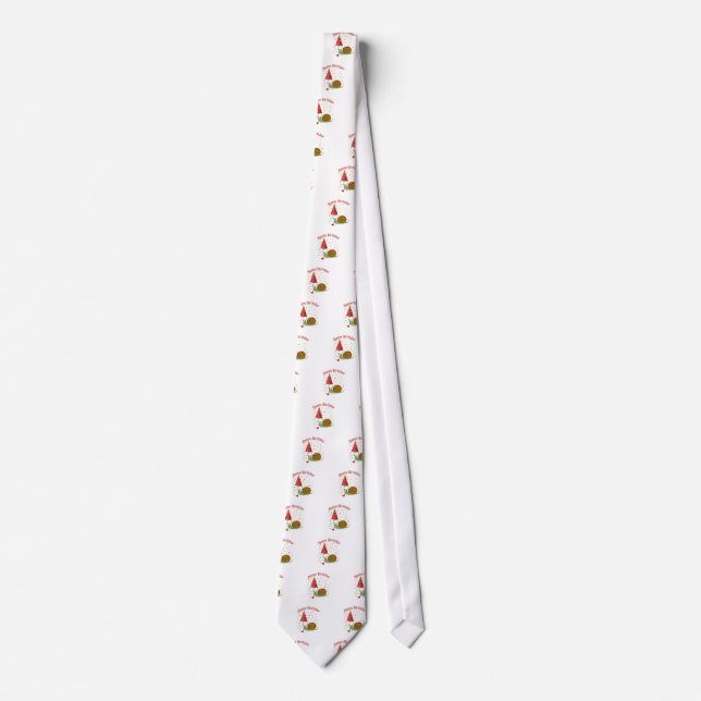 Happy Birthday! Confetti Snail Neck Tie (Front)