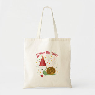 Happy Birthday! Confetti Snail Tote Bag
