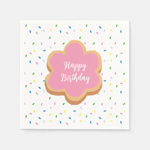 Happy Birthday Cookie Sprinkle Company Napkins