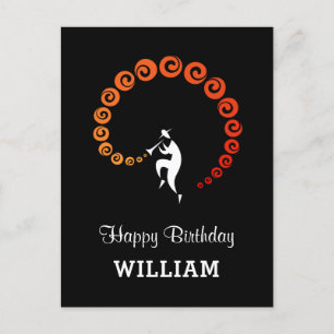 Happy Birthday Cool Jazz Music Musician Card