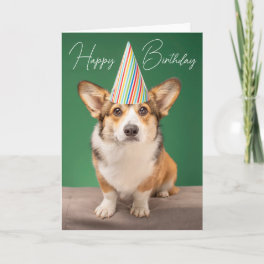Happy Birthday Corgi Birthday Puppy Card