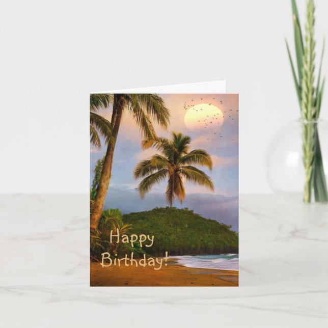 Happy Birthday Costa Rica Card (Front)