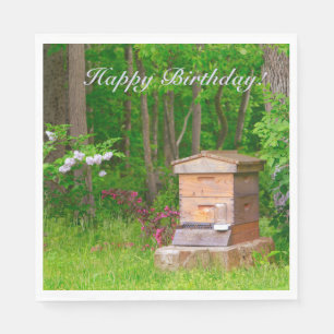 Happy Birthday Country Beehive Napkins