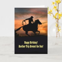 Happy Birthday Country Western Cowboy