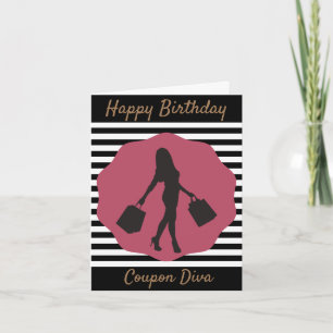 Happy Birthday Coupon Diva Card