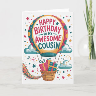 Happy Birthday Cousin Card