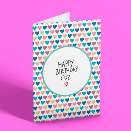 Happy Birthday Cousin Card