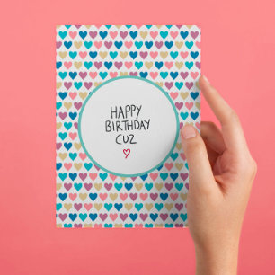 Happy Birthday Cousin Postcard