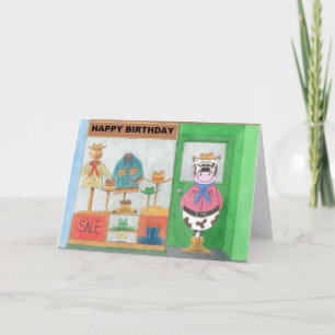 Happy Birthday Cowboy Card