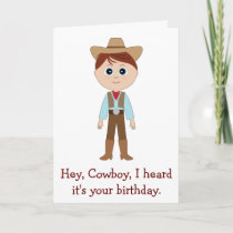 Happy Birthday, Cowboy for Son Card