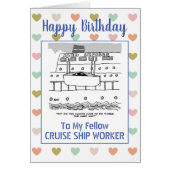 Happy Birthday Cruise Ship Worker (Front)