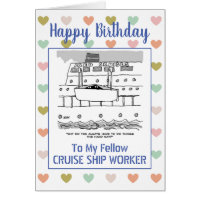 Happy Birthday Cruise Ship Worker