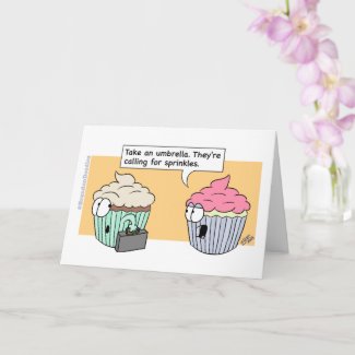 Happy Birthday - Cupcake Sprinkles (1) Card