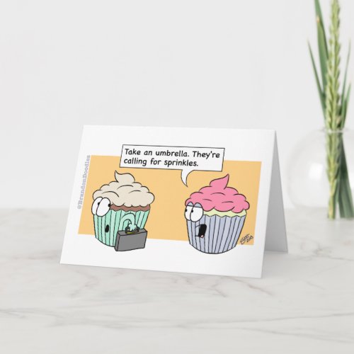 Happy Birthday _ Cupcake Sprinkles 1 Card