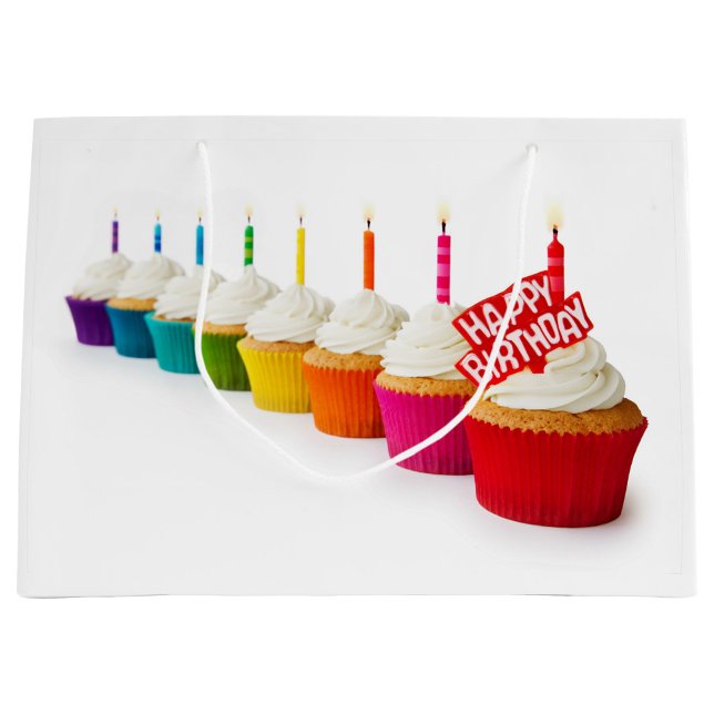 Happy Birthday Cupcakes Large Gift Bag (Happy Birthday Gift Bag!)