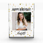 Happy Birthday | Custom Birthday Party Gold Stars