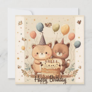 Happy Birthday custom card