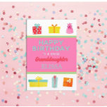 Happy Birthday Custom Grand daughter card<br><div class="desc">Birthday card for special grand daughter</div>