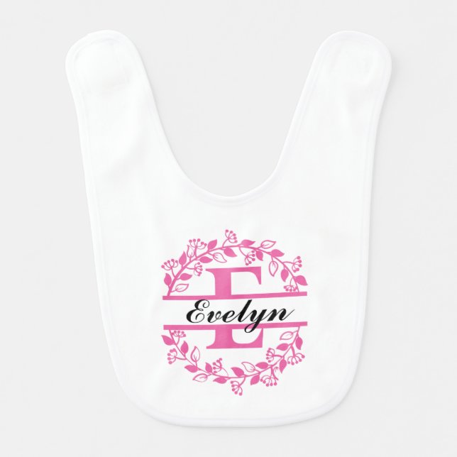 Happy Birthday Customize Baby Bib (Front)