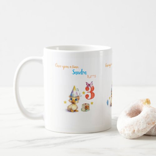 Happy Birthday Cute Chick Cake Mug