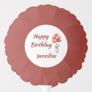 Happy Birthday Cute Dog Balloons