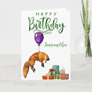 Happy Birthday Mom Card – Fox Card Co