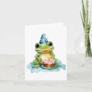 Happy Birthday Cute frog Invitation