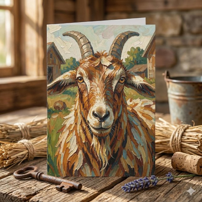 Happy Birthday | Cute Goat Pun  Card (Creator Uploaded)