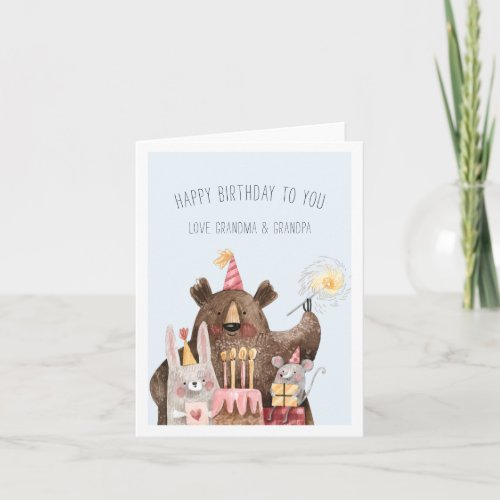 Happy Birthday | Cute Kids Party Animals