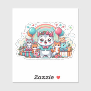 Happy Birthday, Cutie Pie Sticker