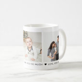 Happy Birthday Dad 3 Photo Personalized Coffee Mug (Front Right)
