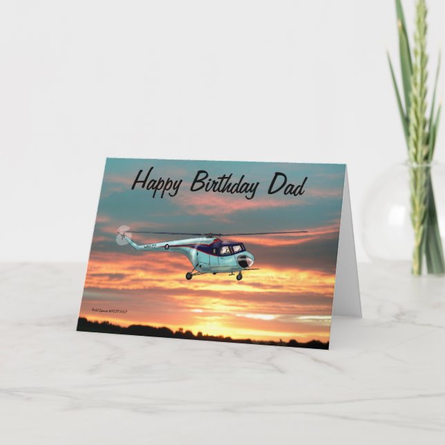 Happy Birthday Dad Card (Front)