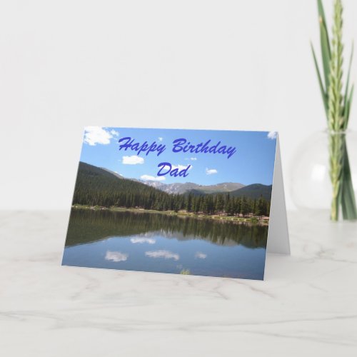 Happy Birthday Dad Card