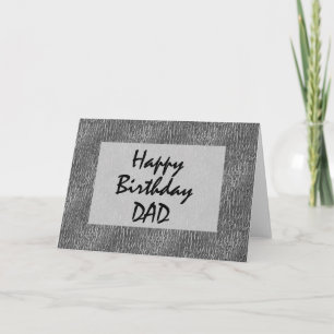 Happy Birthday Dad Card