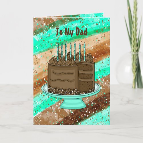 Happy Birthday Dad Card