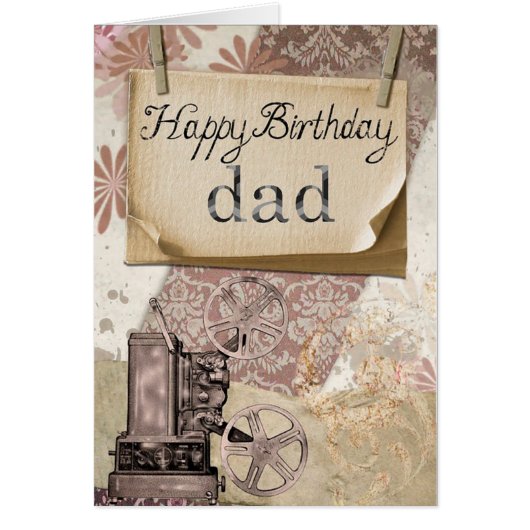 Happy Birthday Dad Cards (Front)