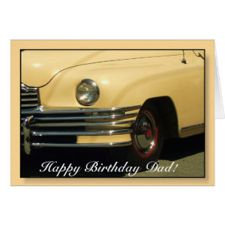 Happy Birthday Classic Car Cards - Greeting & Photo Cards | Zazzle