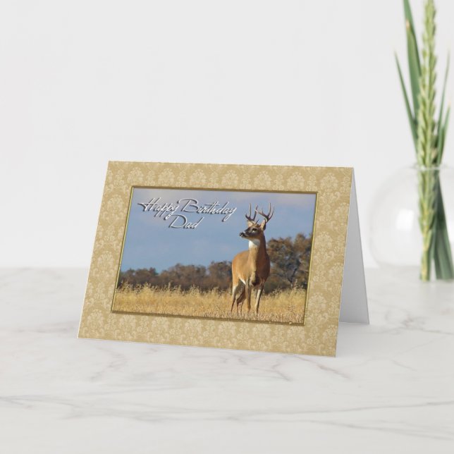 Happy Birthday Dad Greeting Card (Front)