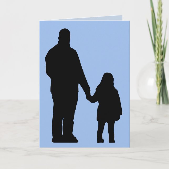 HAPPY BIRTHDAY DAD I LOVE YOU FROM DAUGHTER CARD (Front)