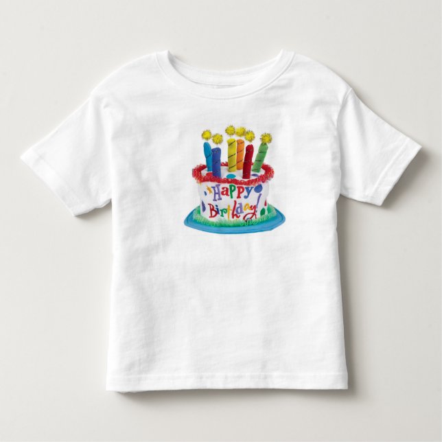 Happy Birthday - Dad Rules Toddler T-shirt (Front)