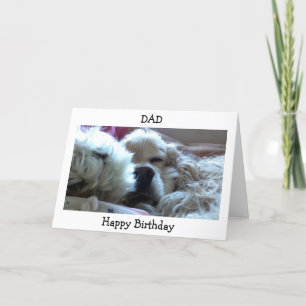 HAPPY BIRTHDAY DAD-TAKE NAP/DO WHATEVER U WISH CARD
