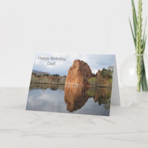 Happy Birthday Dad Template Greeting Card