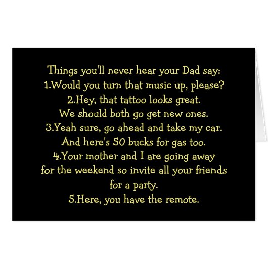 **HAPPY BIRTHDAY DAD** with HUMOR, RESPECT & LOVE (Front Horizontal)