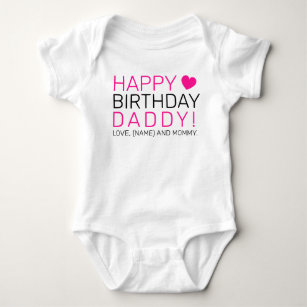 happy birthday dad baby clothes